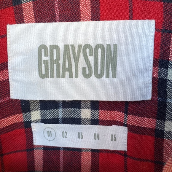grayson fall plaid button up flannel - Picture 4 of 4